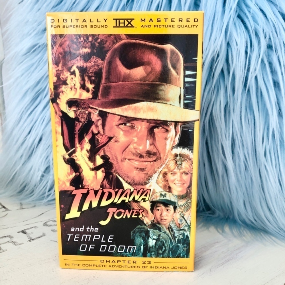 Indiana Jones,‎ VHS, Trilogy, 3 Movie, Box Set, Vintage, 1999, Good Condition - Picture 6 of 16